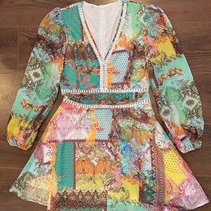 NWOT Printed Summer Preppy Dress